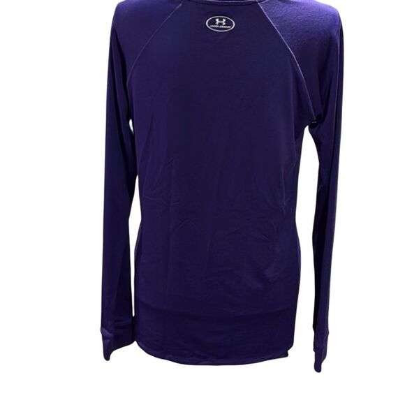 Under Armour Women's Deep Purple Long Sleeve Tee - Picture 3 of 4